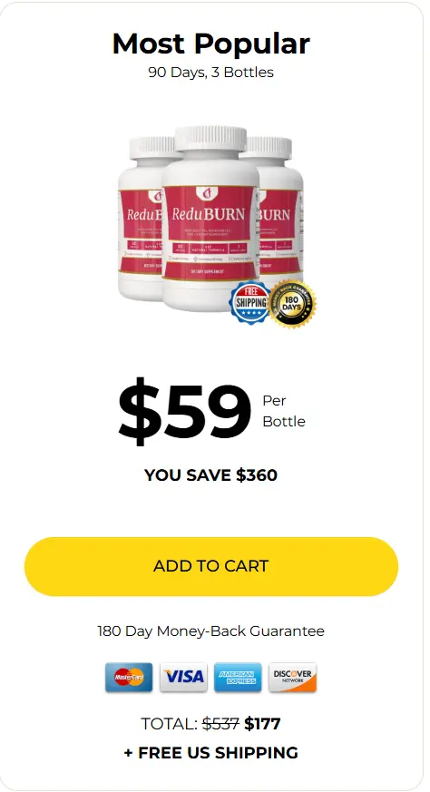 Buy ReduBurn 3 Bottles