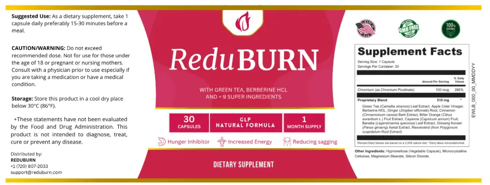ReduBurn Advanced WeightLoss Support
